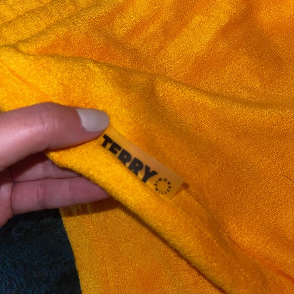 Simon Miller Loa Terry Pants in Orange - Picture 5 of 6